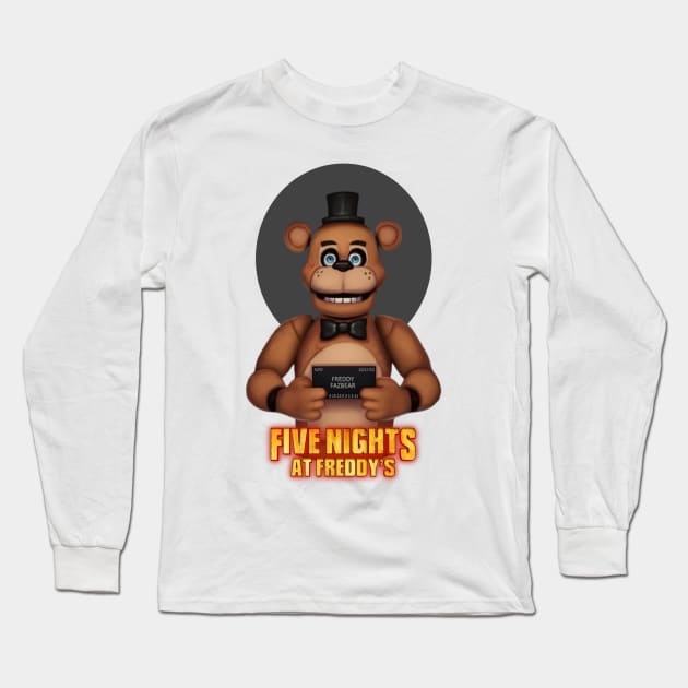 five night at Freddy's Long Sleeve T-Shirt by Step_Up